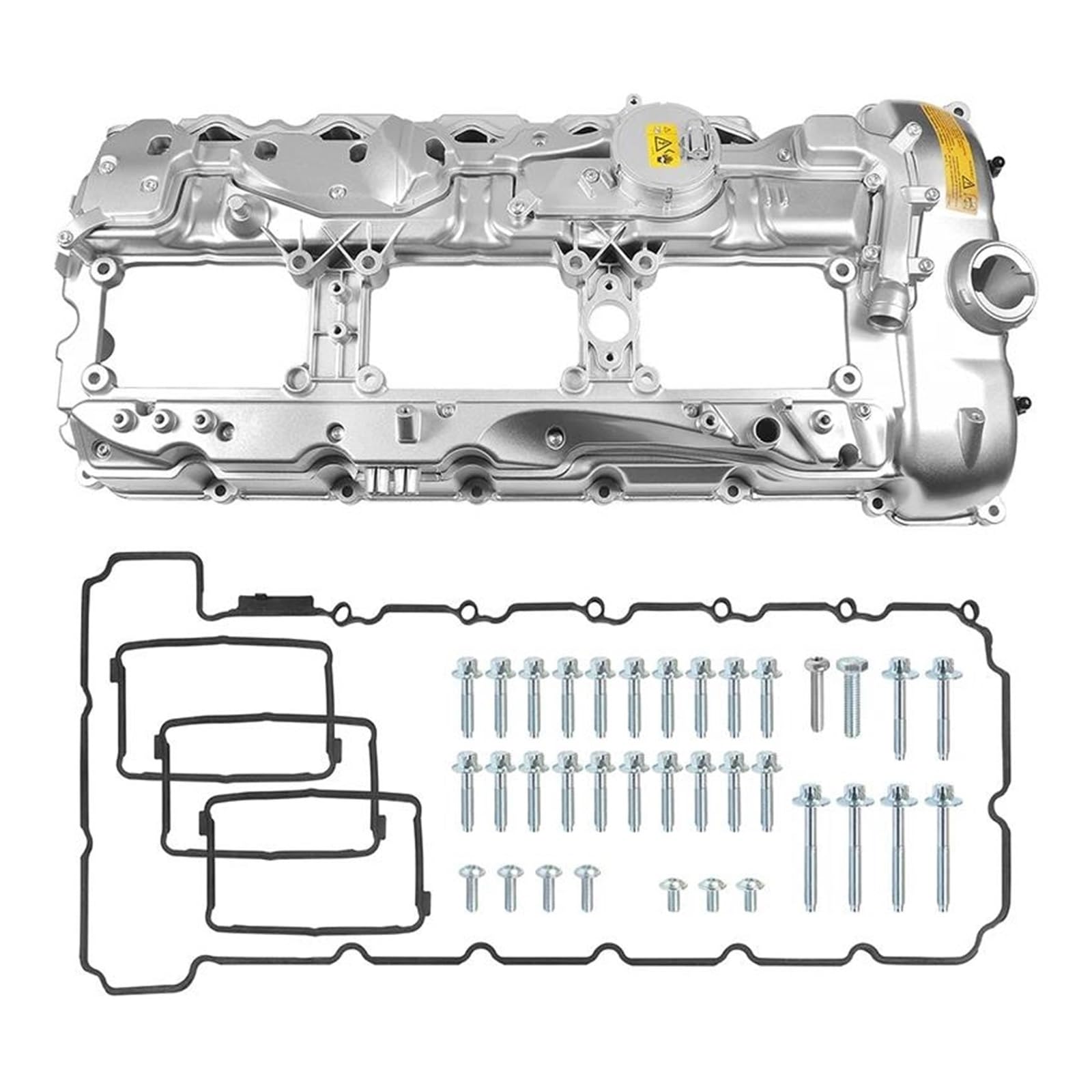 Guarnizione Coperchio Punterie 11127570292 Coperchio Valvola Motore In Alluminio Con Guarnizione E Bulloni Per BMW 135i 335i 535i 640i 740i 535ix Drive X3 X5 X6 N55 3.0L