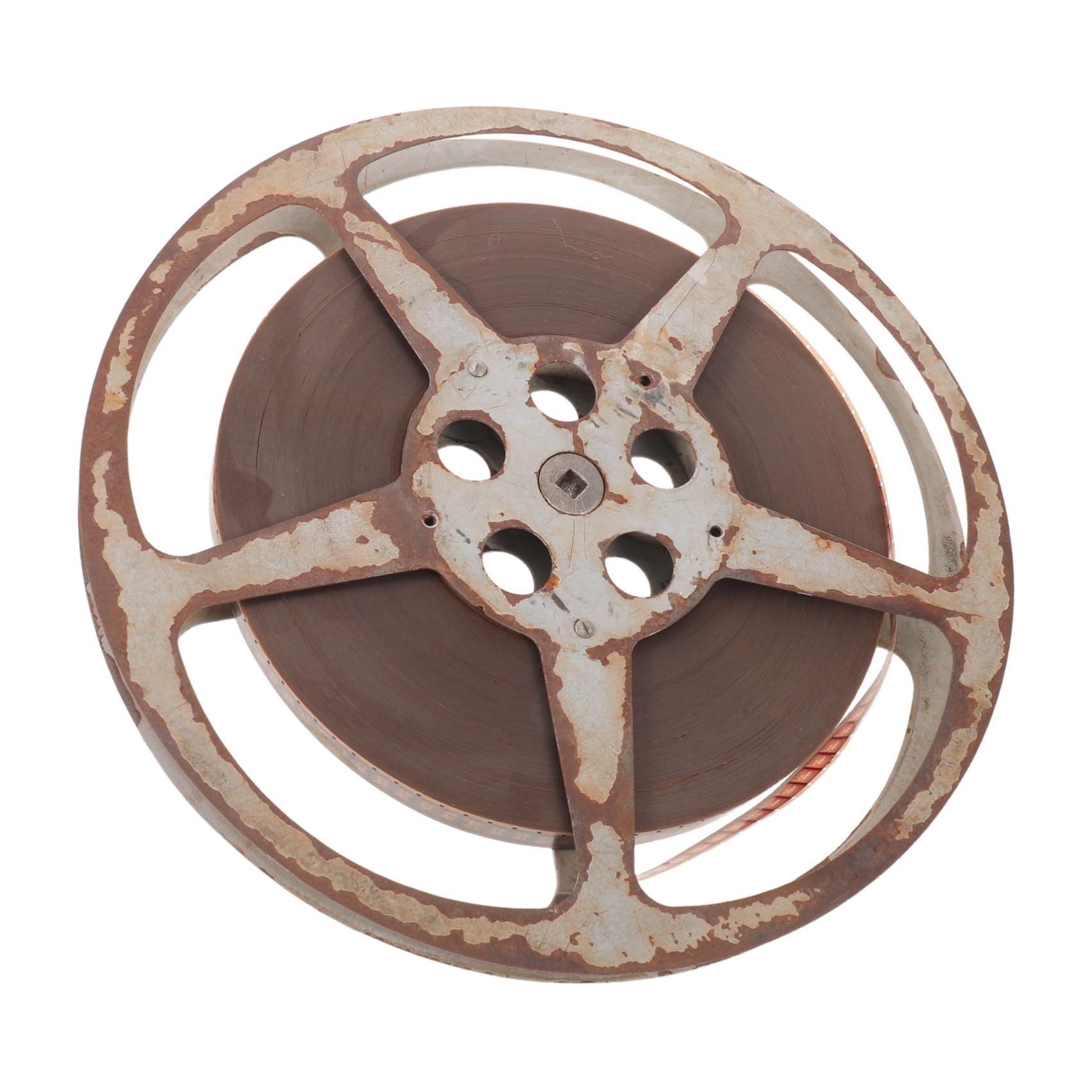 GALPADA Decorazione da Parete in Stile Retrò Vintage Forma di Pellicola Cinematografica Arrugginita come Complemento d Arredo Originale per Arredamento Casa