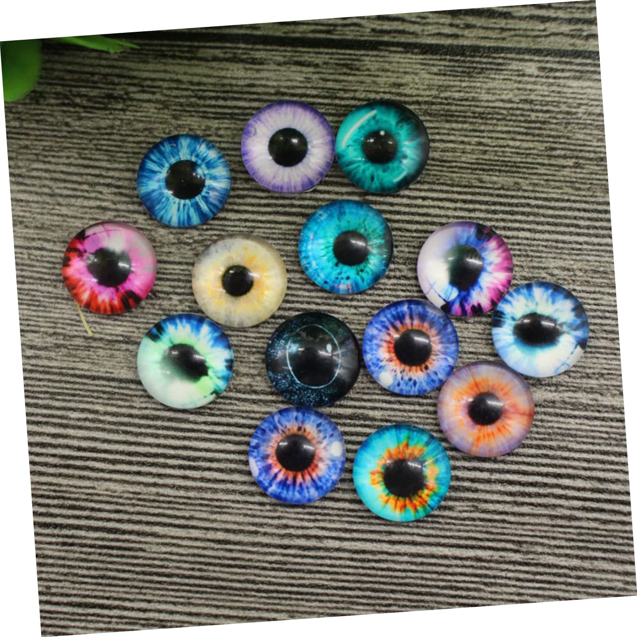 LALAFINA 100 Uds Ojos Falsos DIY Pegatina Ojos DIY Ojos De Animales Falsos DIY Para Muñeca Ojos Ojos De Simulación
