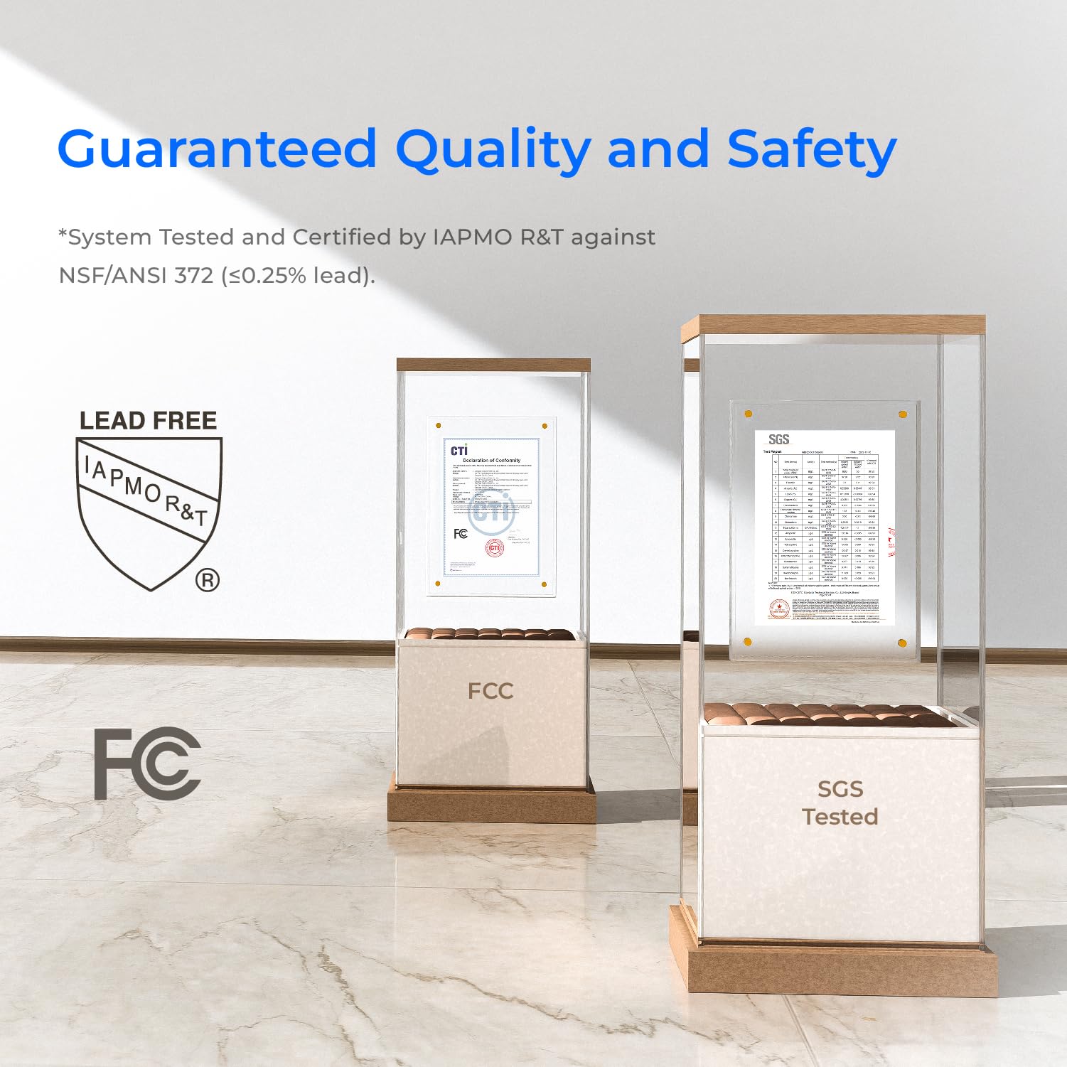 Waterdrop WD-C1RF Filtro, Sostituzione per WD-C1H Controsoffitto CoreRO System, Durata 12 Mesi