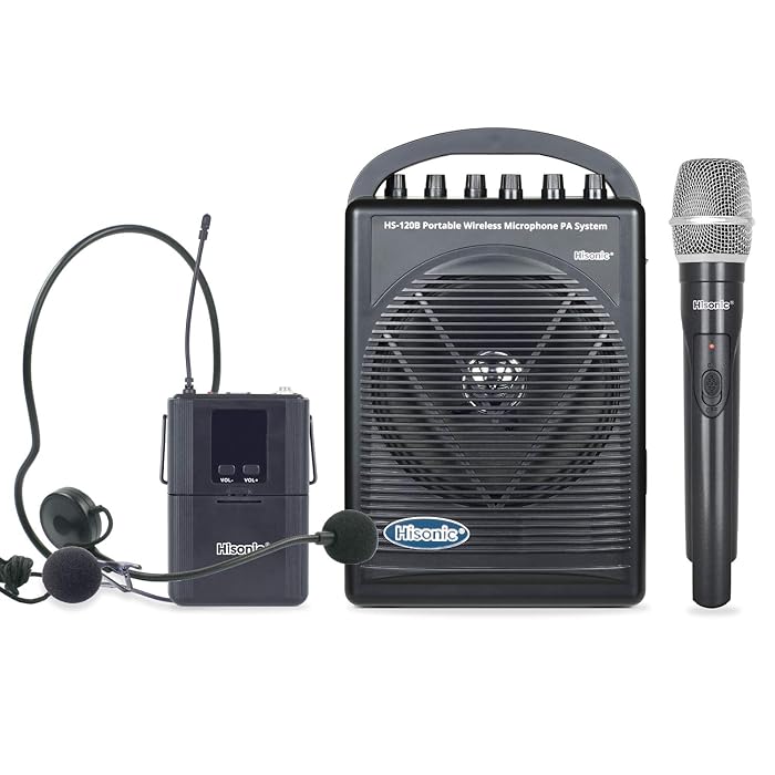 Buy Hisonic HS120B Lithium Battery Rechargeable & Portable PA (Public