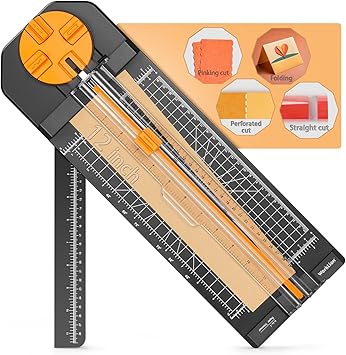 Worklion Scrapbooking Cutting Tool: Paper Cutter 4 in 1 for