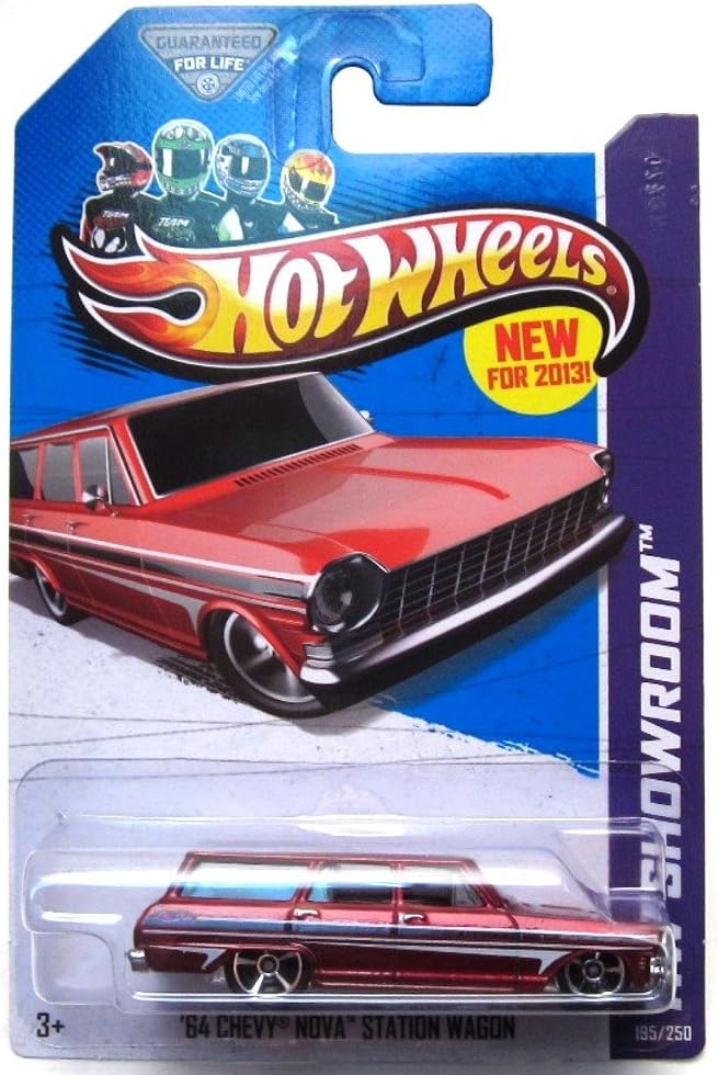2013 Hot Wheels Hw Showroom '64 Chevy Nova Station Wagon 195/250