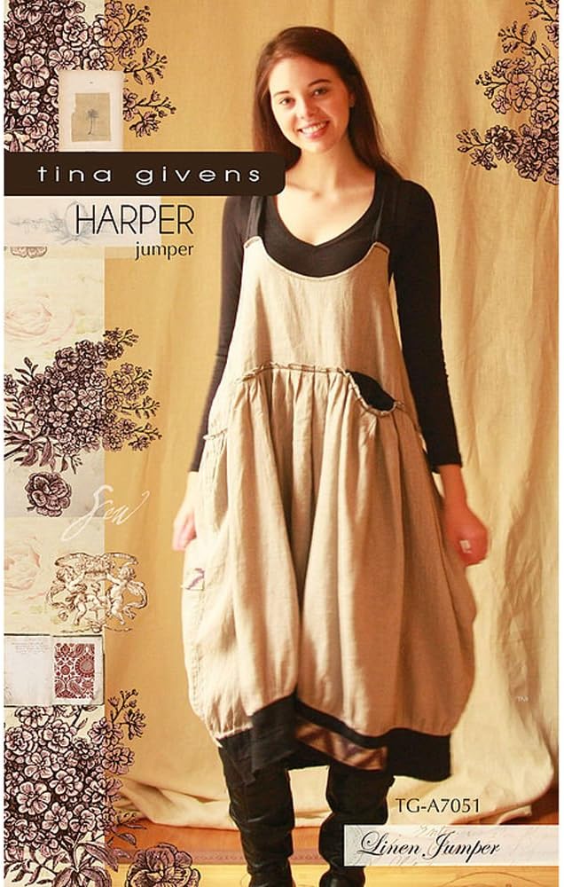 TINA GIVENS "HARPER JUMPER" Sewing Pattern