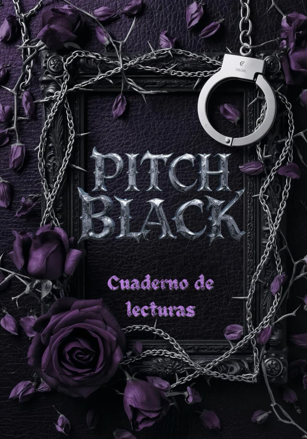 Cuaderno de lecturas Pitch black: Diario para registro de 100 libros para las amantes del dark y erótica