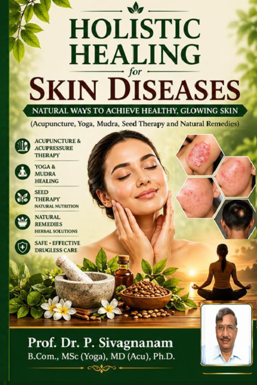 Holistic Healing for Skin Diseases: Natural Ways to Achieve Healthy, Glowing Skin Using Acupuncture, Yoga, Mudra, Seed Therapy and Natural Remedies