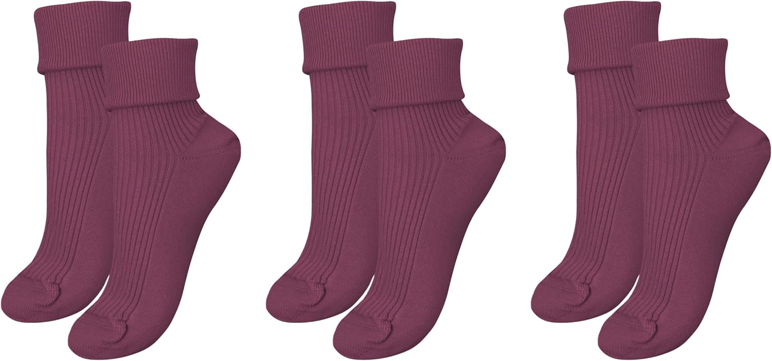 tittimitti 100% Organic Cotton Luxury Women's Socks 3-Pack. Made in Italy.