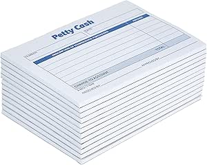 Adams Petty Cash Receipt Pad 5 X 3-1/2 Pulgadas, 50 Hojas | Meses sin interés