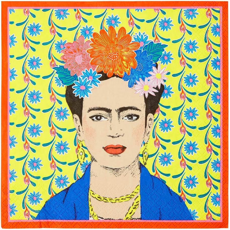 Talking Tables Boho Frida Kahlo Napkin