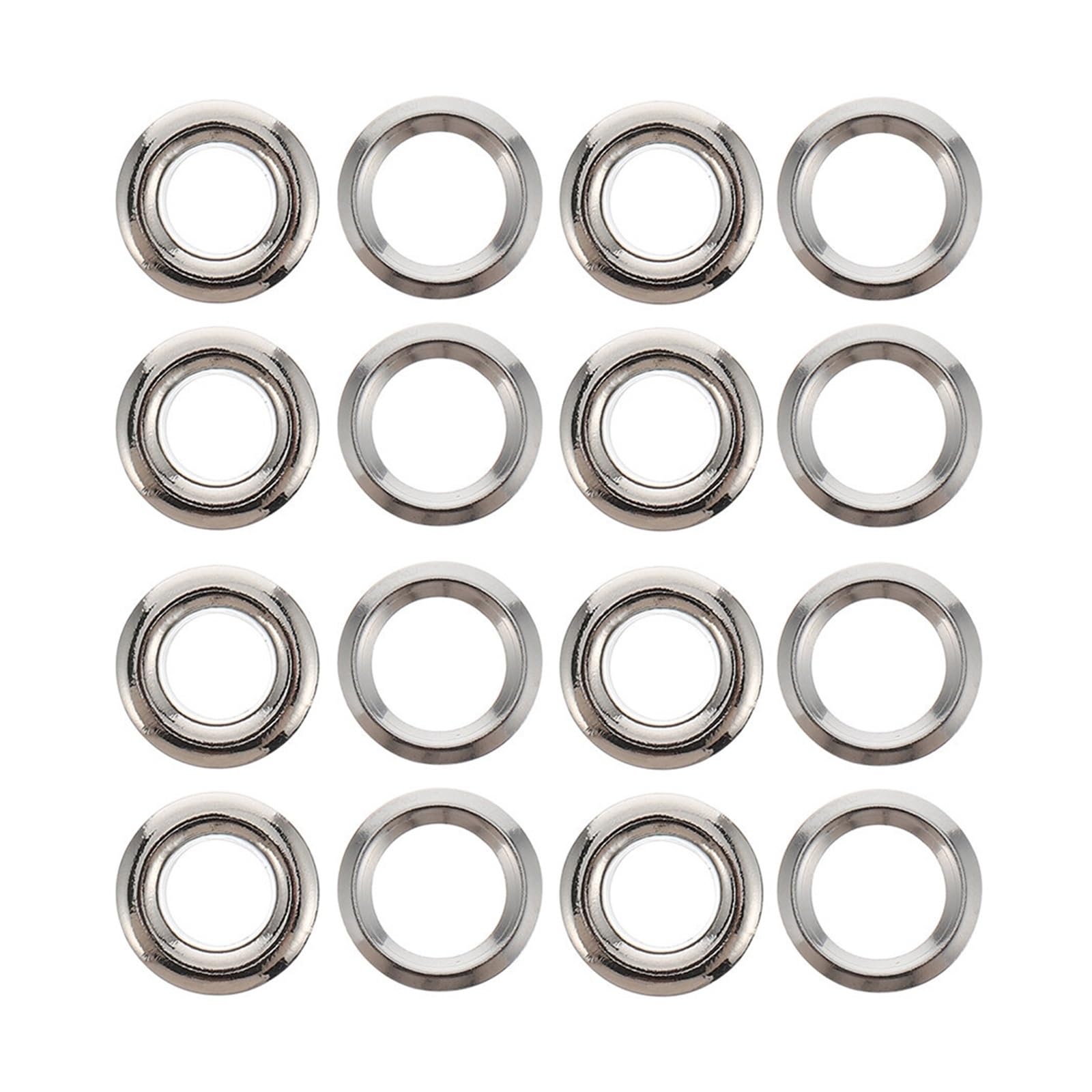 Curtain Grommets 200Pcs Curtain Grommets Eyelet Rings Lightweight For Curtains Draperies Smooth Rod Protection for Curtains Drape