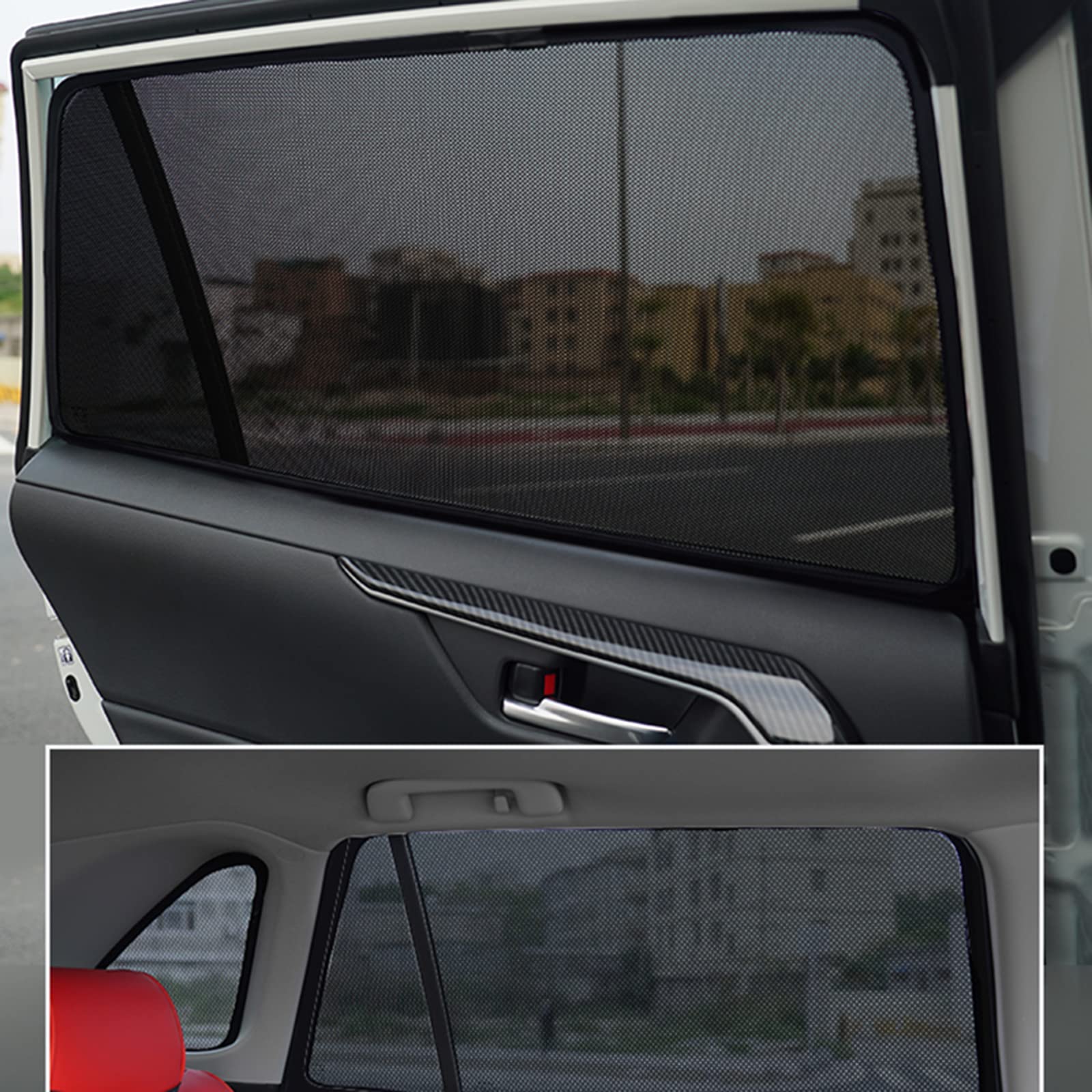 Parasol de Coche,Parasol para Ventana Lateral de Coche, Parasol, Parabrisas Delantero y Trasero, para Subaru XV 2012-2017