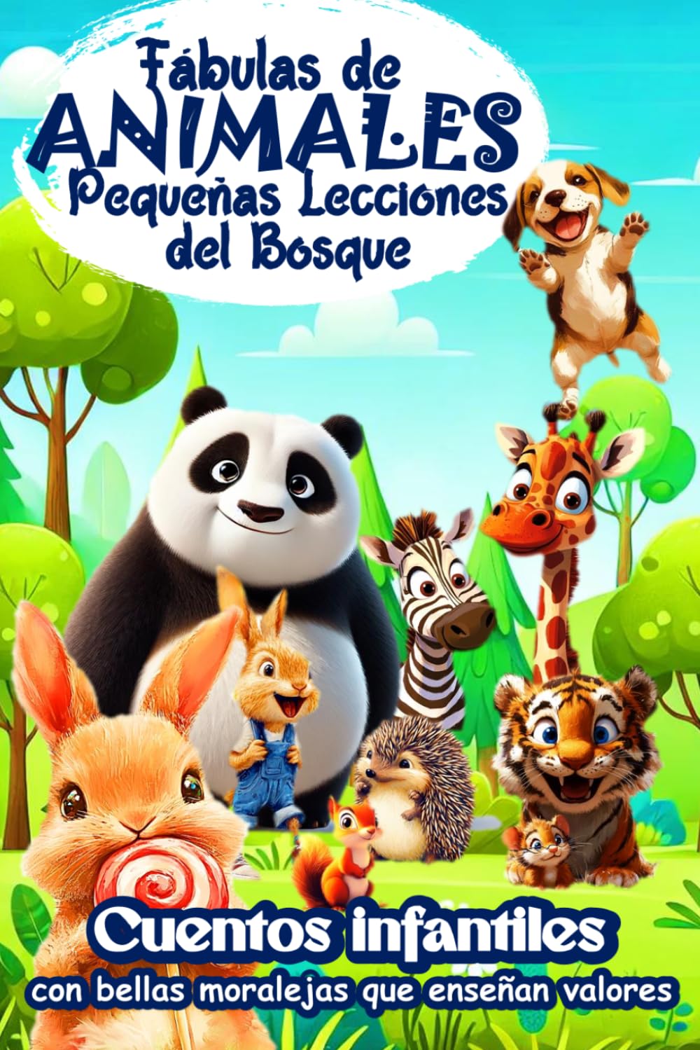 Pequeñas Lecciones del Bosque: Fábulas de Animales para Niños: Cuentos infantiles para dormir, historias con valores que inspiran a grandes y pequeños: amistad, respeto y valentía (Spanish Edition)