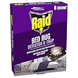 Raid Bed Bug Detector & Trap Early Detection and Monitoring for Home or Travel 8 Count (Pack of 1)