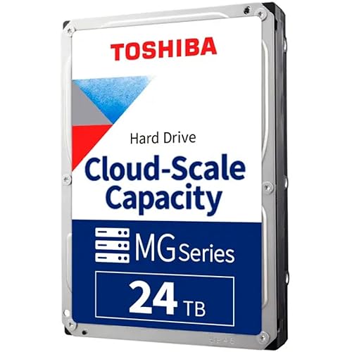 Toshiba MG Series 24TB Internal Enterprise Hard Drive, 3.5" SATA HDD
