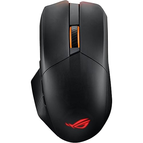 ASUS ROG Chakram X Origin Wireless Gaming Mouse – MMO/MOBA Design, Detachable Joystick, 11 Programmable Buttons Right-Handed, 123g, Tri-Mode Connectivity, 36K DPI, up to 150Hr Battery, PC/Mac Support