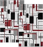 Vista 25 de Giwawa Juego de 2 toallas de mano de mármol negro con hojas modernas, suaves, toalla decorativa fina para la punta de los dedos para baño, gimnasio