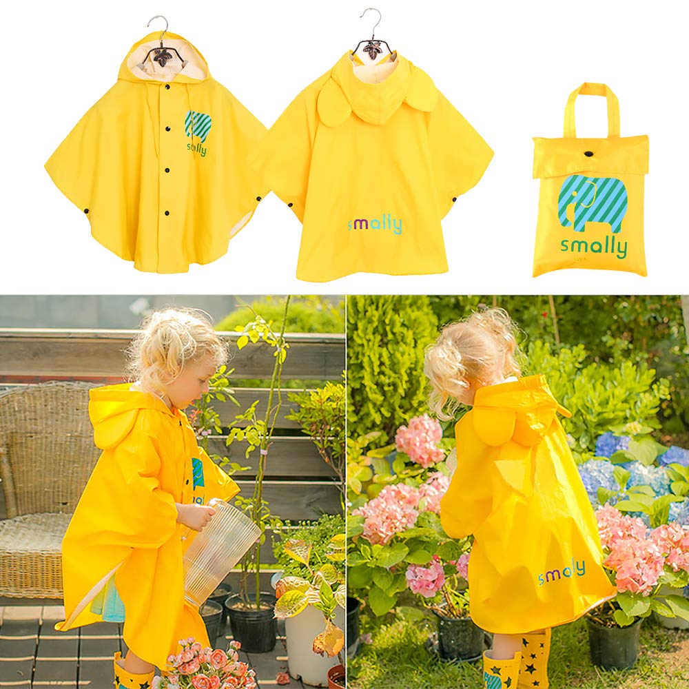 2 Poncho Pioggia Bambini Riutilizzabili In EVA, Impermeabili Leggeri E Portatili Con Cappuccio, Mantella Antipioggia Per Scuola, Campeggio E Sport (Grigio, Taglia Unica 100-165 Cm)