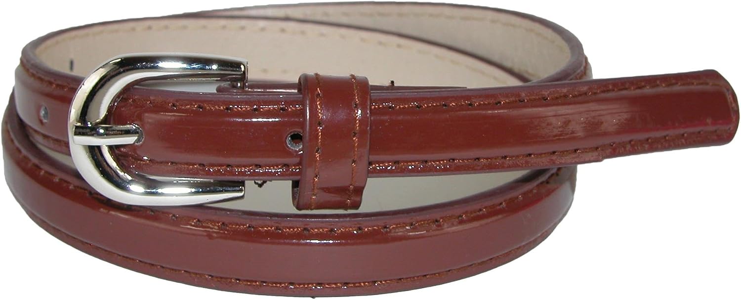 CTM Kid's 1/2 Inch Skinny Dress Belt