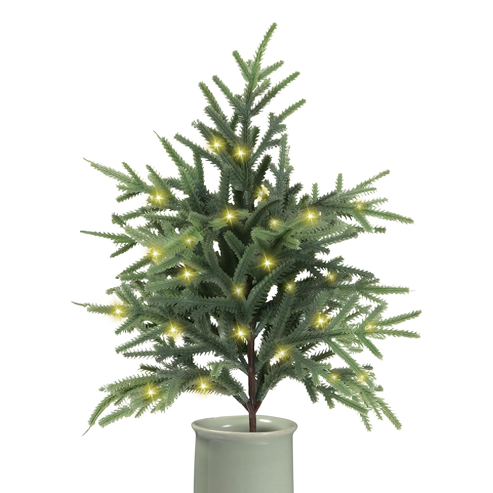 Guirlande de Noël artificielle d'extérieur en pin synthétique givré