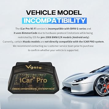 Vgate iCar Pro Wi-Fi ELM327 OBD2 OBDII Araba Otomatik Teşhis Tarayıcı Aracı Kontrol Motor Işık iOS iPhone/iPad/Android için Uyumlu Adaptörü Ile