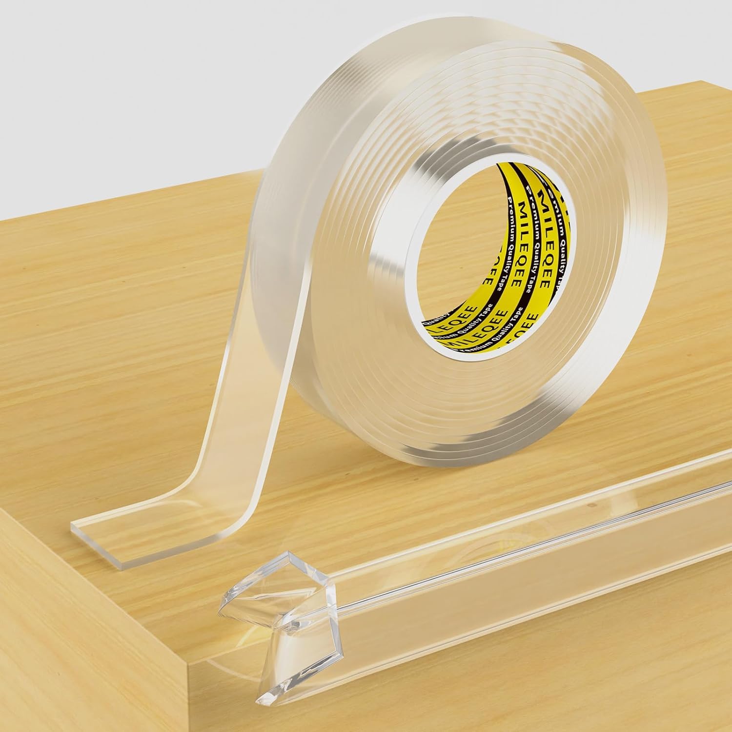 Nastro Protettivo Per Bordi Trasparente - 25mm X 3m, Antiscivolo E Antiumido Per Mobili E Superfici - Foto 5