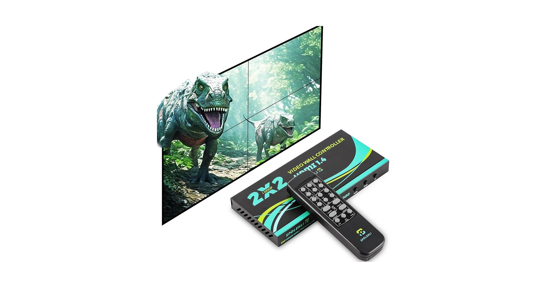 送料無料♥匿名配送✨Spolehli ビデオウォールコントローラー 4K60HZ 81YvtvT0MfL._AC_CR0,0,0,