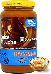 Pote Doce De Leite Havanna Zero Adição de Açúcares Dulce De Leche Vidro 420g