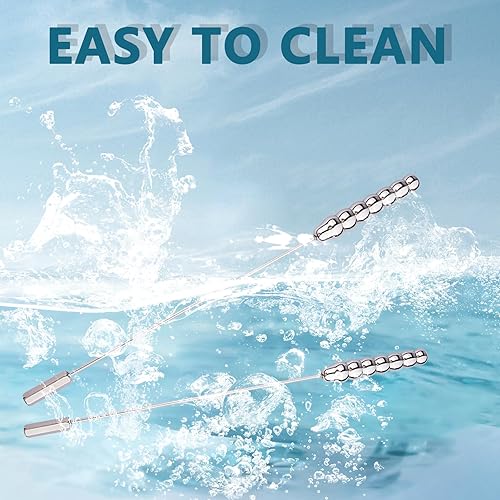 Miniatura 6 de Tubo uretral de acero inoxidable con múltiples cuentas, enchufe uretral, enchufe para el pene, dilatador, masturbador, estimulador de vejiga