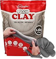 Vista 7 de CALPALMY - Arcilla de espuma moldeable para cosplay en colores de piel (300g) – Alta densidad y calidad para diseños intrincados Se seca al aire a