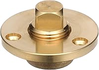 Vista 2 de Seachoice Barco marino de bronce fundido de 2 pulgadas de drenaje de garboard con tapón de latón