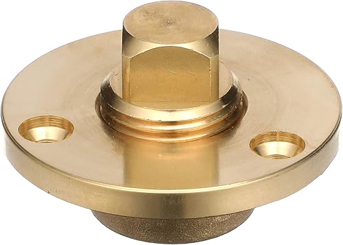 Miniatura 2 de Seachoice Barco marino de bronce fundido de 2 pulgadas de drenaje de garboard con tapón de latón
