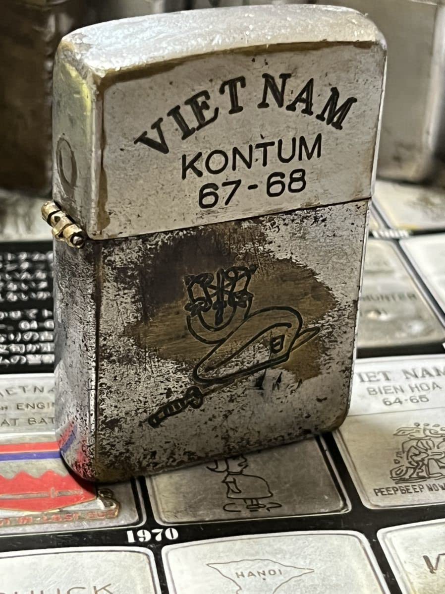 Amazon.co.jp: ベトナムZIPPO本物 1967年製ベトナムジッポー「グリーン