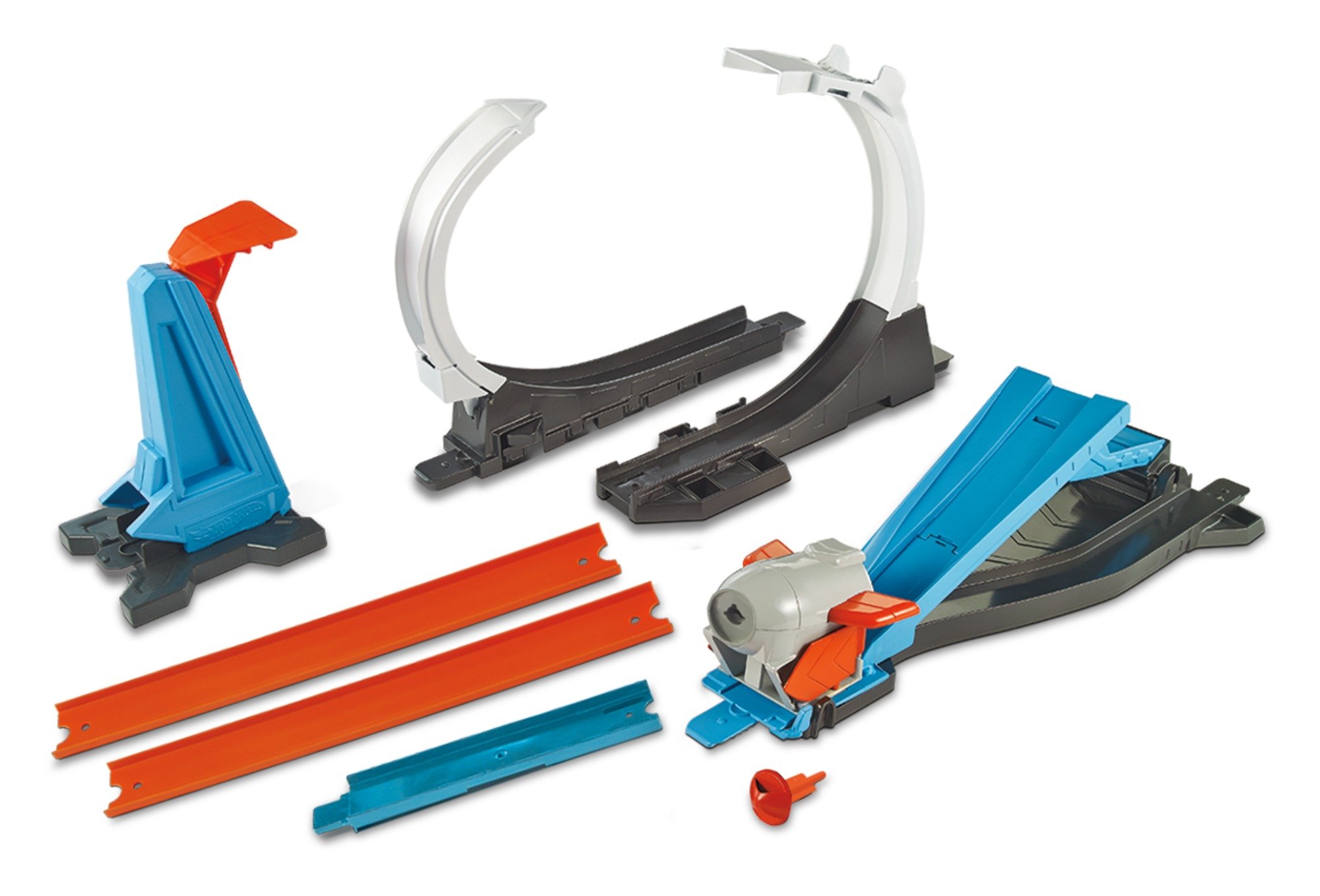 Hot Wheels Track Builder Rocket Launch Challenge Playset, FFP