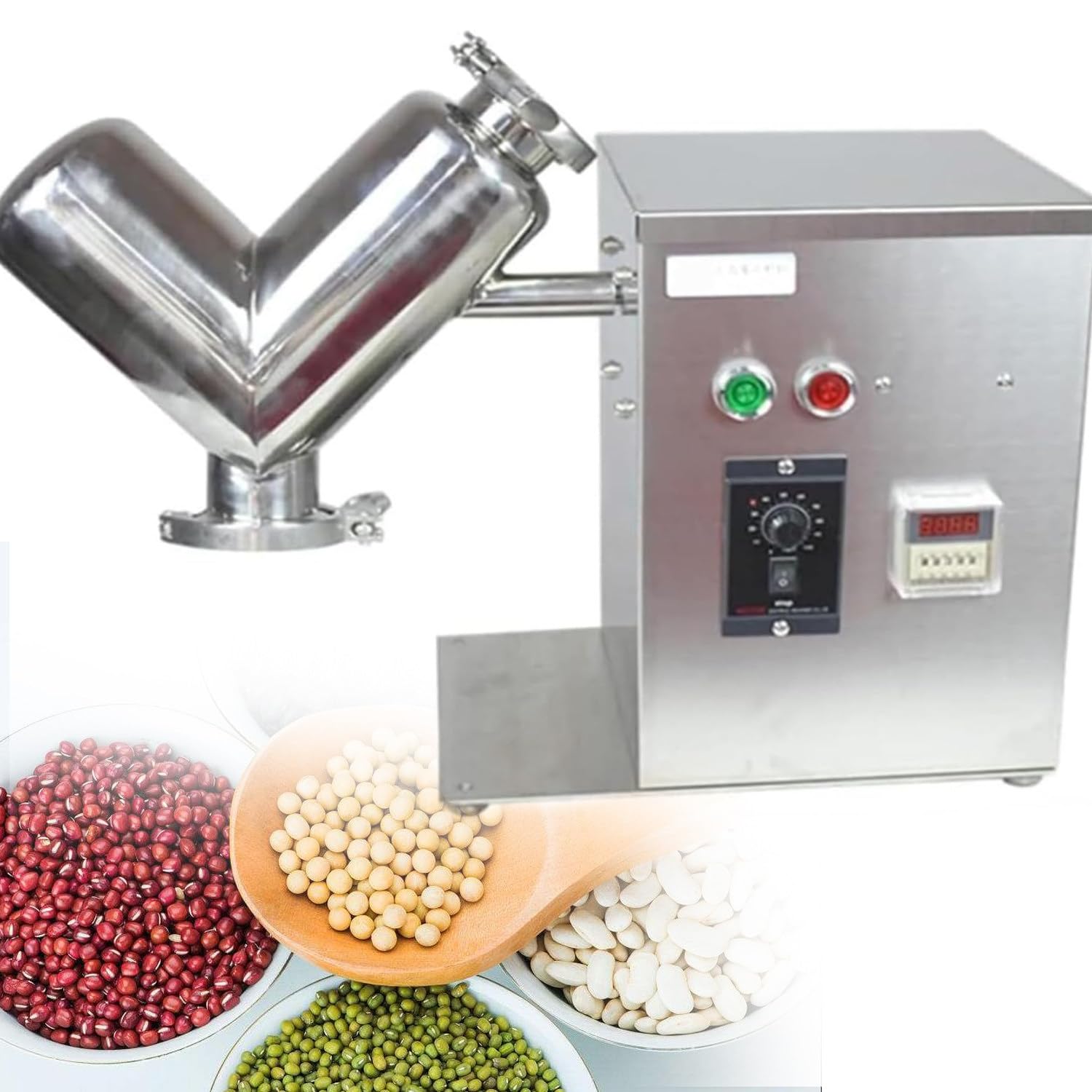キッチン家電 NEW POWDER MIXER-V Amazon.com: Dry Powder Mixing Machine,Laboratory Mixer V Type,VH2