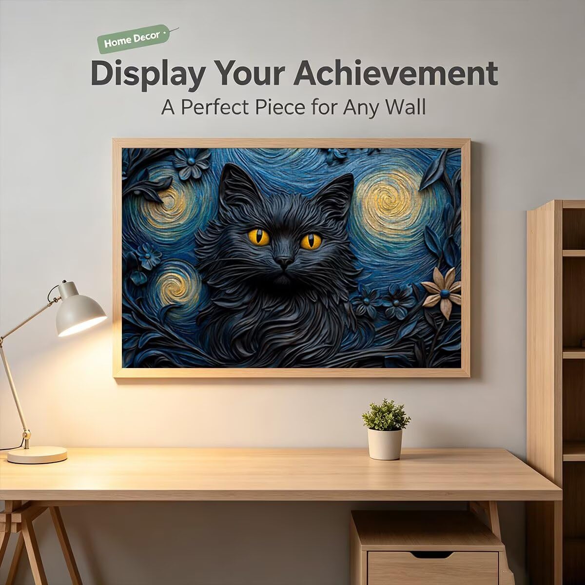Puzzle 1000 Pezzi, Puzzle Gatto, Legno Pezzi, Regalo Donna Uomo -10991