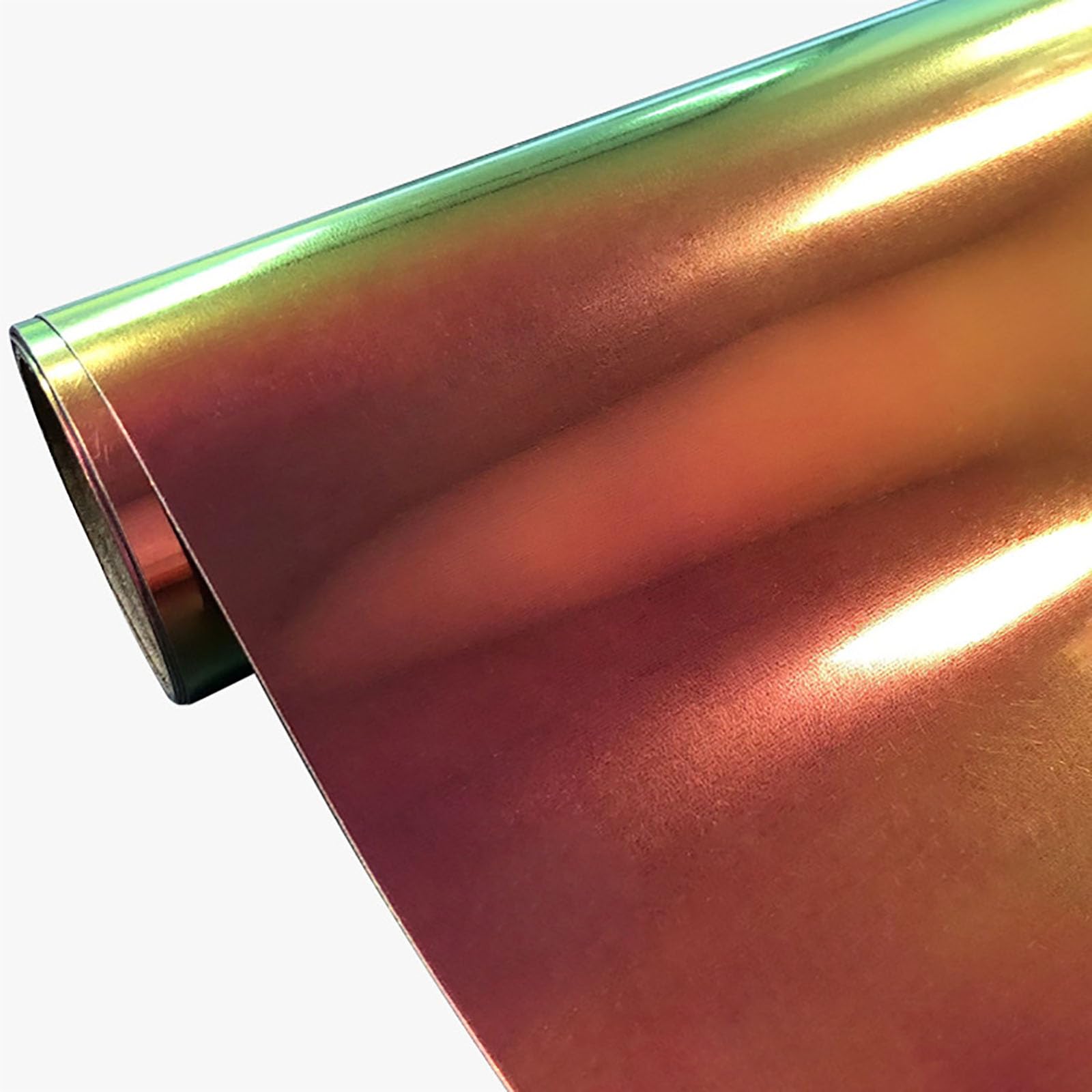 Creatorally Rainbow Holographic Heat Transfer Vinyl Roll – 12" x 5ft Red HTV for Heat Press, Iron On Vinyl for DIY T-Shirts, Clothing, Bags, Fabric Crafts