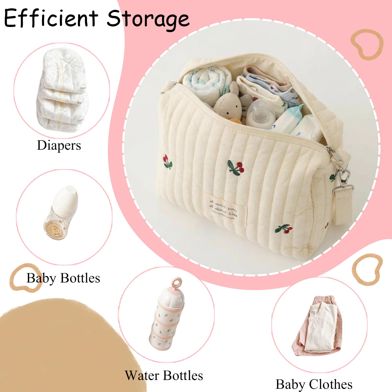 Borsa per Passeggino Portatile e Leggera, Borse Organizer, Borsa Passeggino Viaggio Maternità Universale, Zaino Mamma da Trasportare, Zaino Fasciatoio per Viaggiare Mamma