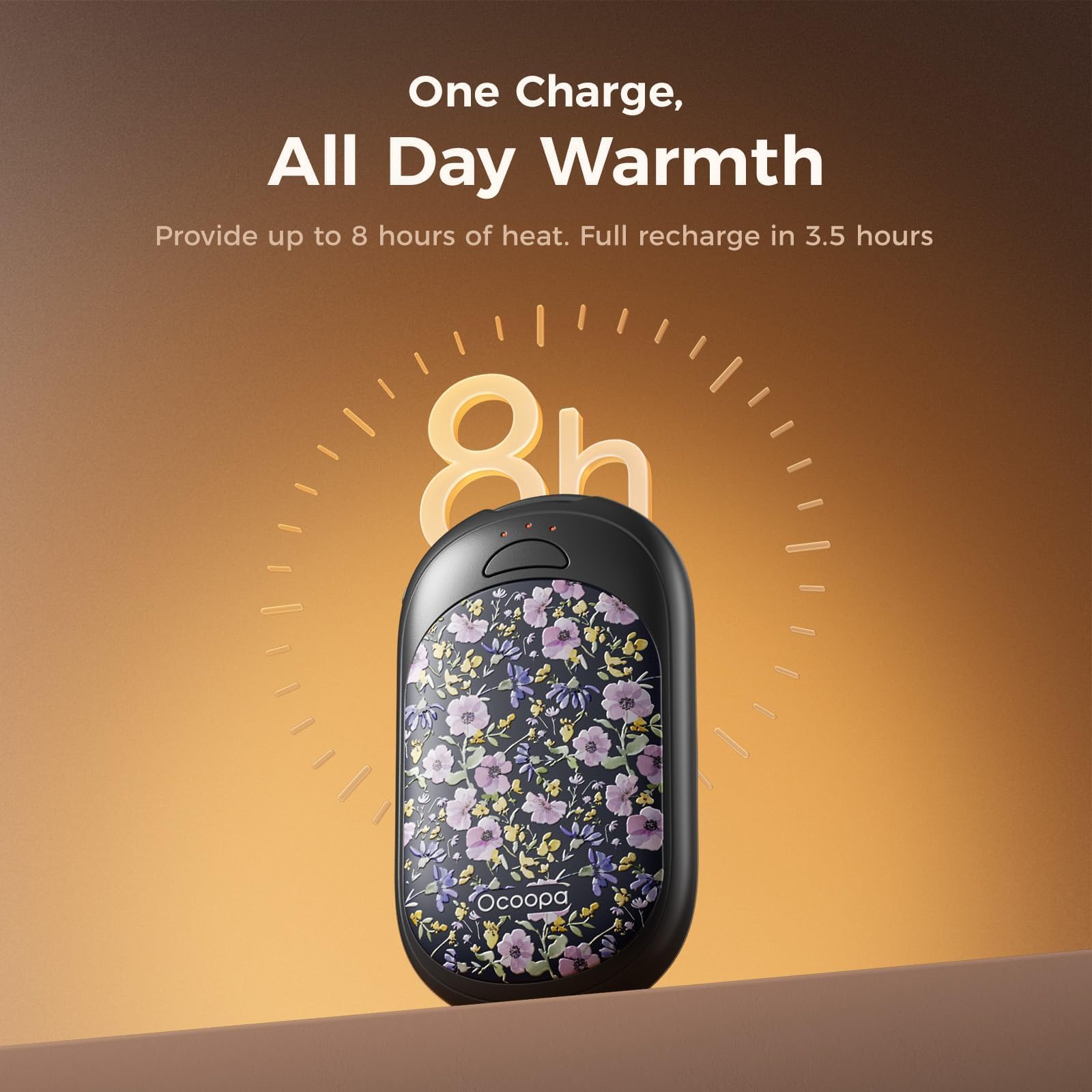 Magnetic Hand Warmers Rechargeable 2 Pack, Electric Handwarmers, Smart Heating UL Certified, 3-Settings,Portable Heater, Ultra Slim Pocket, Hunting Essentials, Gifts For Christmas Men, UT3 Lite