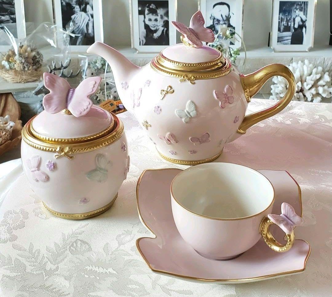 ラデュレ  陶器　ポット　花　限定 ラデュレ 陶器ポット花限定