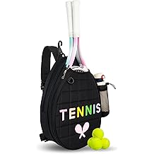 Tennis Bags for Women Girl, Tennis Sling Crossbody Backpack, Water Resistant Tennis Bag for Pickleball, Tennis, Racketball