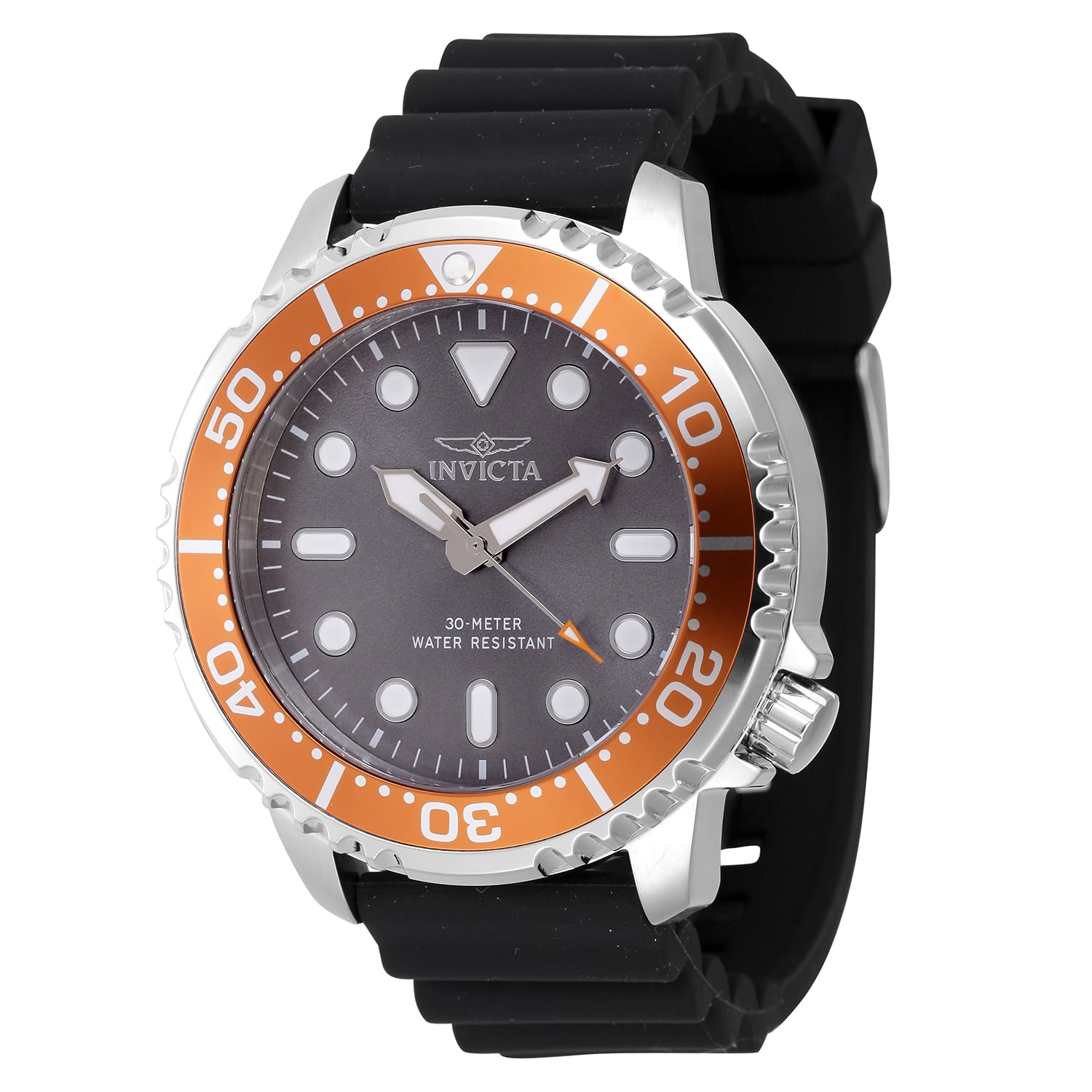 Invicta Pro Diver Men 48mm Stainless Steel Steel Grey dial PC21J Quartz