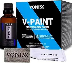 V-Paint 20ml – Vitrificador, protetor e cristalizador impermeabilizante para pintura automotiva, garante brilho, proteção e durabilidade superior