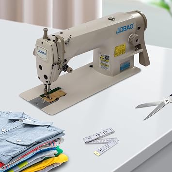 Industrial Sewing Machine 550W, Upholstery Sewing Machine with Motor, Commercial Sewing Machine for Tailors, Drapery Manufacturers, Fashion Designers, Dry CleanersNot Include Table Stand