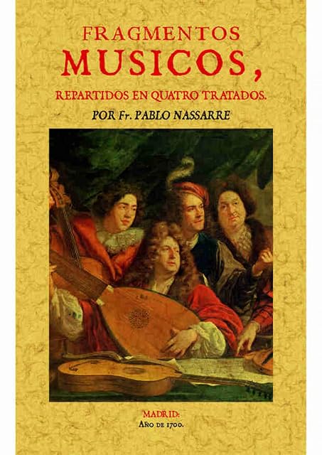 Portada de Fragmentos Músicos Repartidos en Quatro Tratados