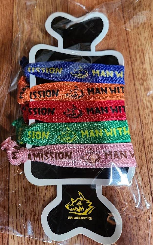 MAN WITH A MISSION ラバーバンドセット MAN WITH A MISSION マンウィズアミッション ラバーバンド 3個
