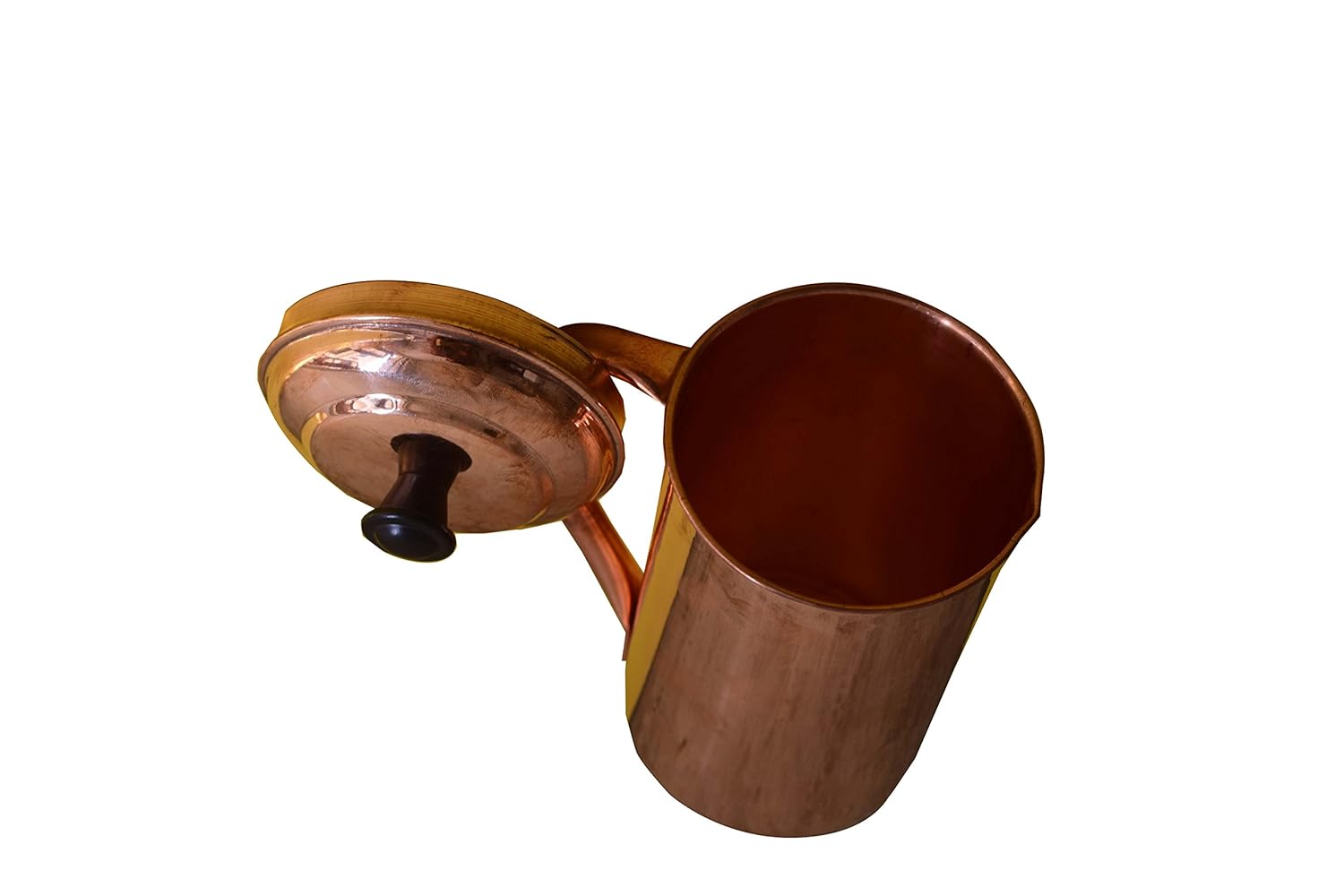 Buy Copper Jug With Lid (Premiers) (12x12x20 cm) Online at Low Prices