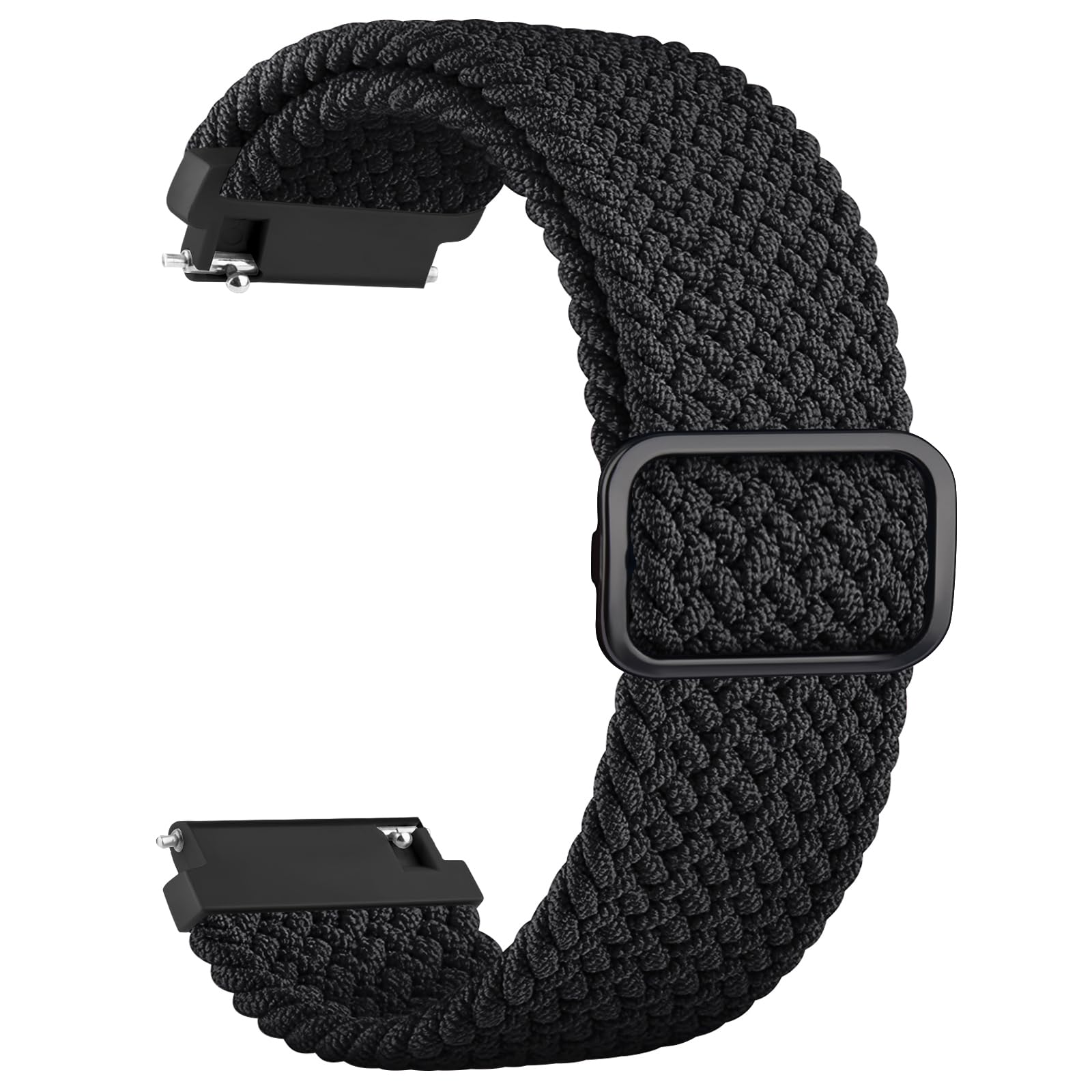 Tobfit Watch Strap Compatible for Samsung Galaxy Watch 4/4 Classic/Watch 6/6 Classic (Wacth Not Included), Nylon Single Loop Woven Band for 20mm Smart Watch, Sport Belt for Men & Women (Black) (B0CD3R3JZ8) Amazon Price History, Amazon Price Tracker