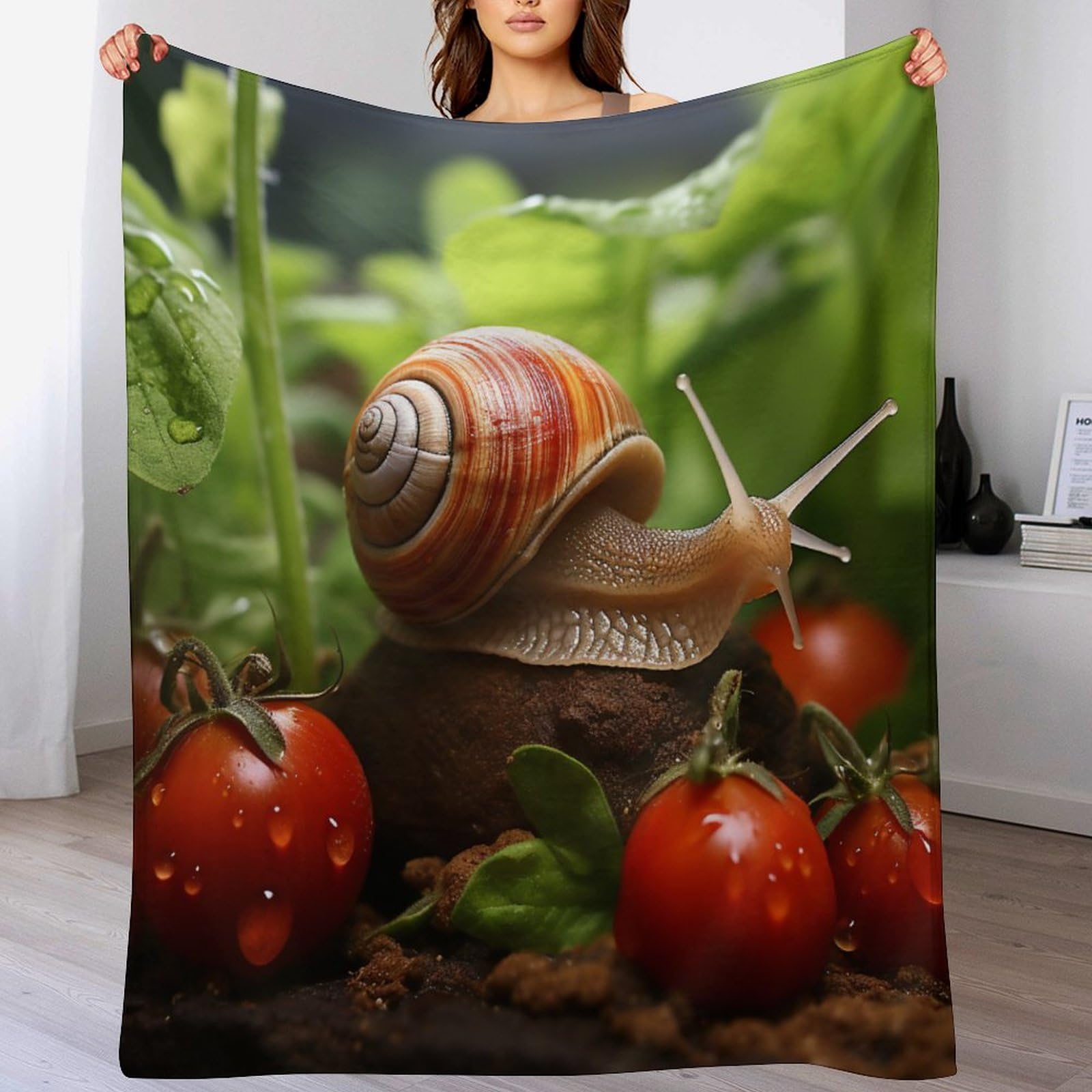 Manta de franela suave de caracol para tardes de cine y sofá en casa 1