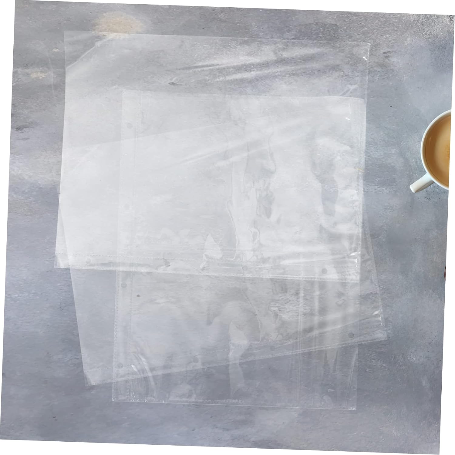 BESTYASH 50pcs Album Page Photo Album Refill Pages Loose Leaf Photo Pages Photo Sleeves Refill Picture Album Plastic Photo Album Sleeves Clear Photo Storage Pages Transparent Pp