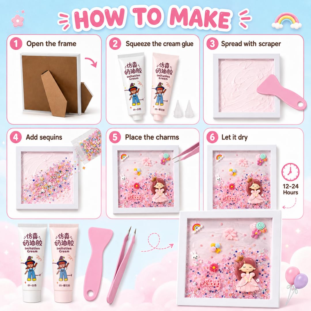 Wanna Party Decoden Clay Kit - DIY Art for Kids -4